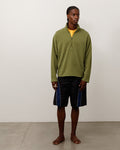 HALF ZIP THERMAL MOCK NECK