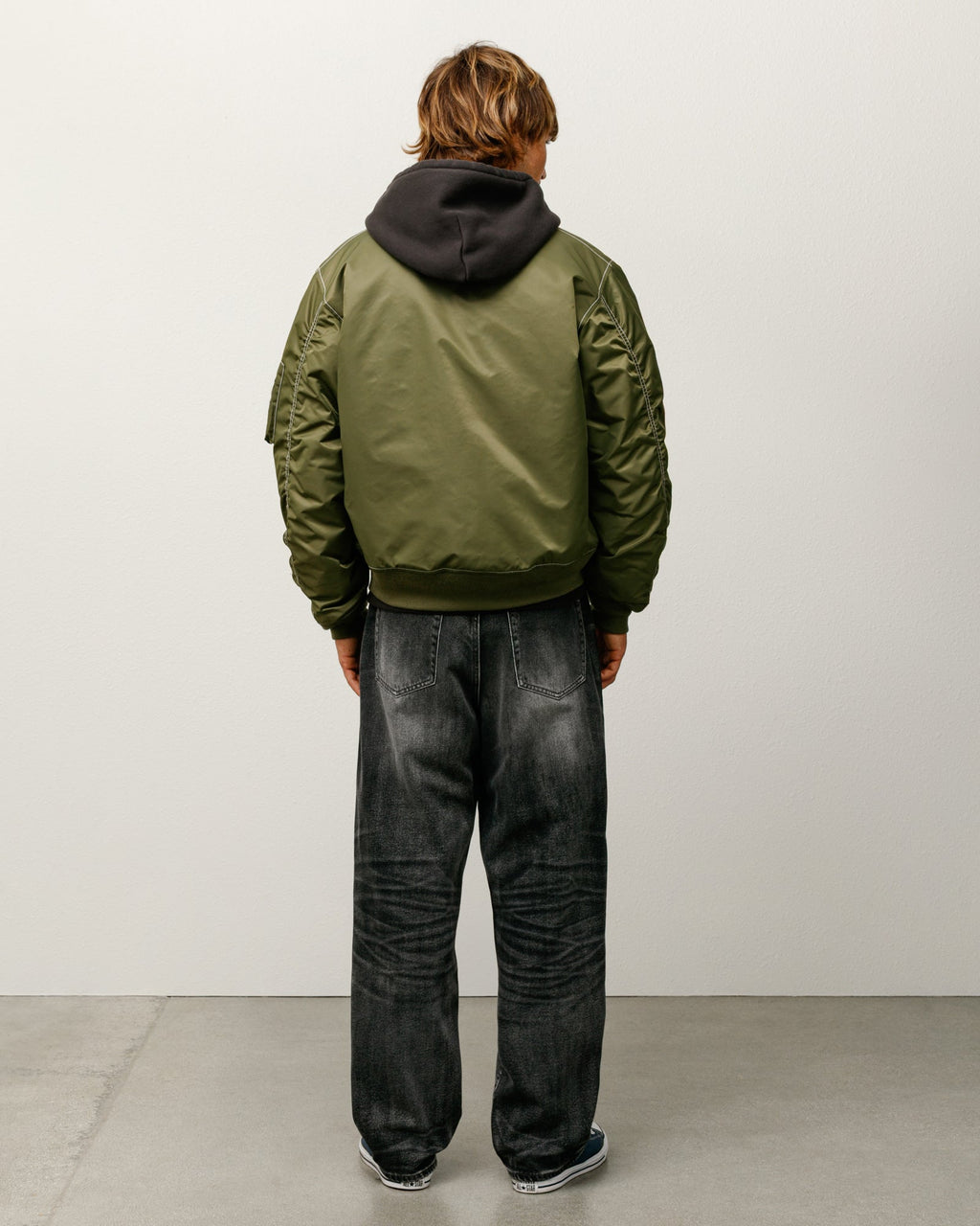 BUILT REVERSIBLE BOMBER JACKET