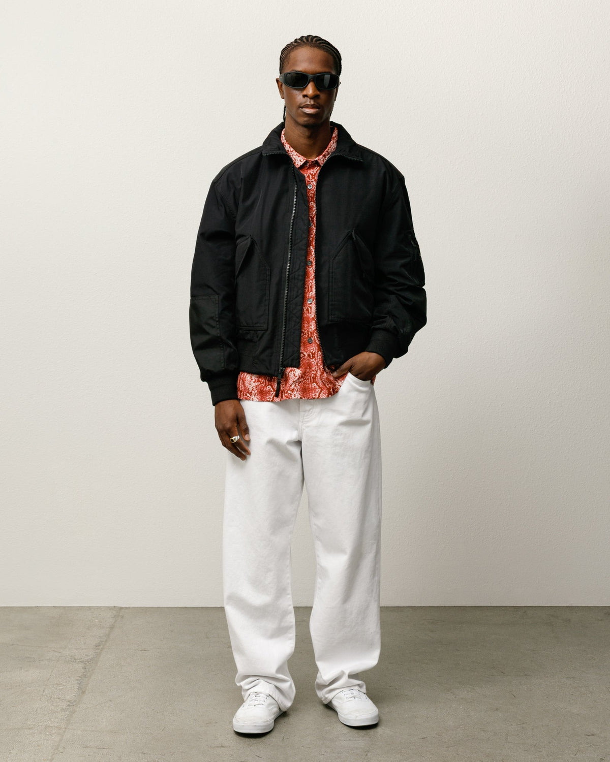 MOCK NECK FLIGHT BOMBER