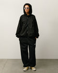 DOUBLE COTTON HOODED JACKET