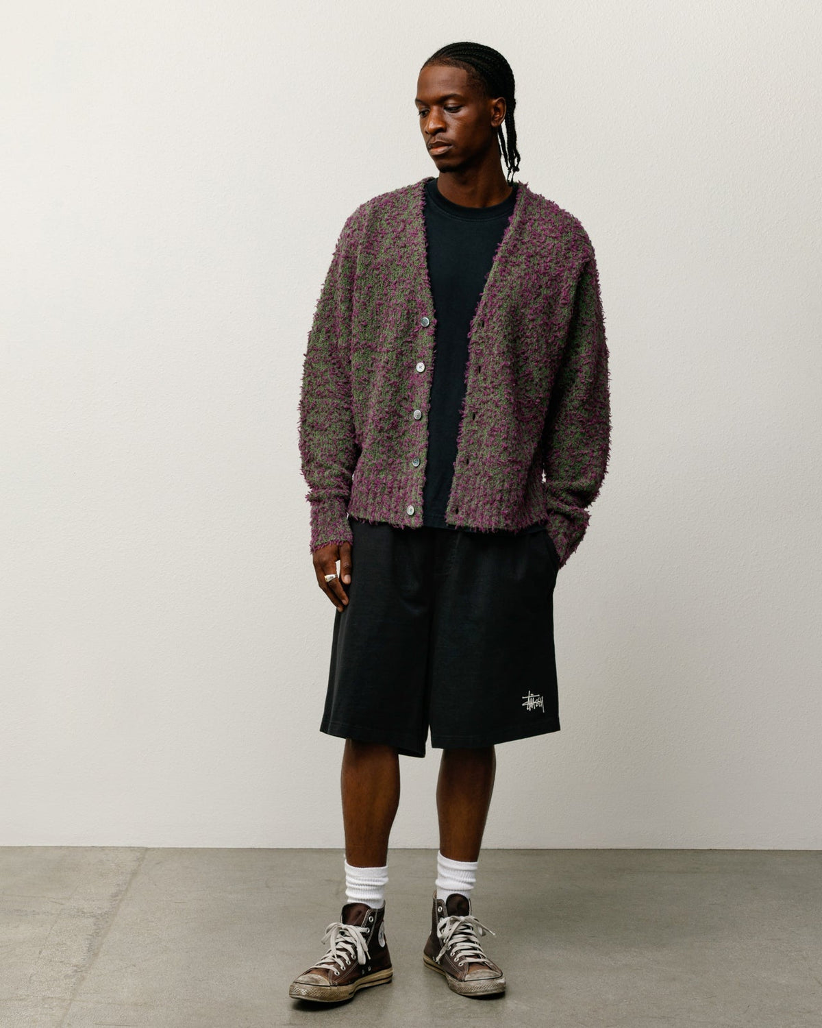 TEXTURED CARDIGAN