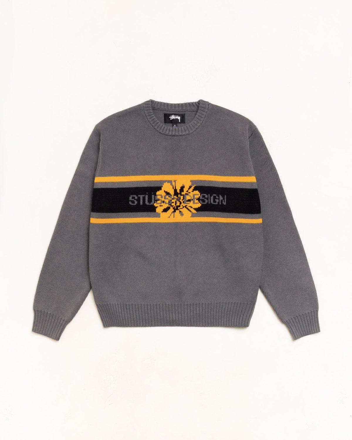 STRIPED HIBISCUS SWEATER