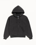 BASIC DIAMOND ZIP HOODIE